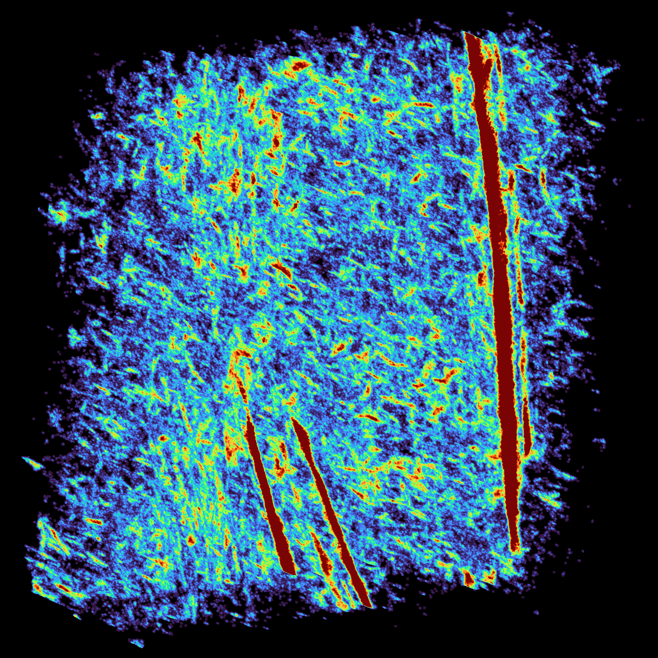 3D view of the scores map